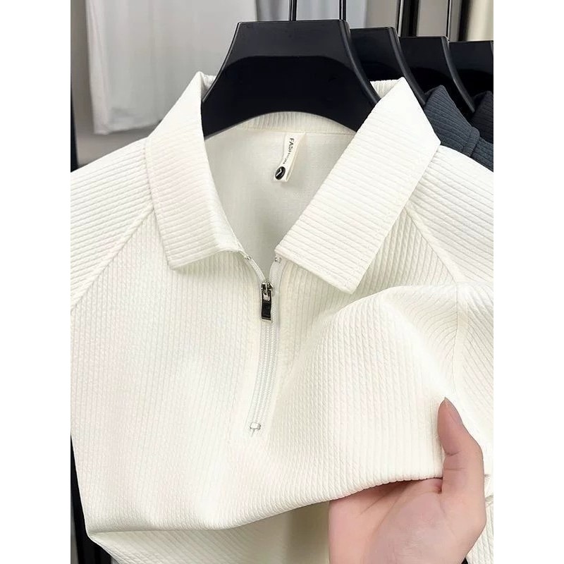 Comércio exterior pedido Original japonês Retro camisa polo masculina verão trabalho Wear fino solto Casual de manga cur