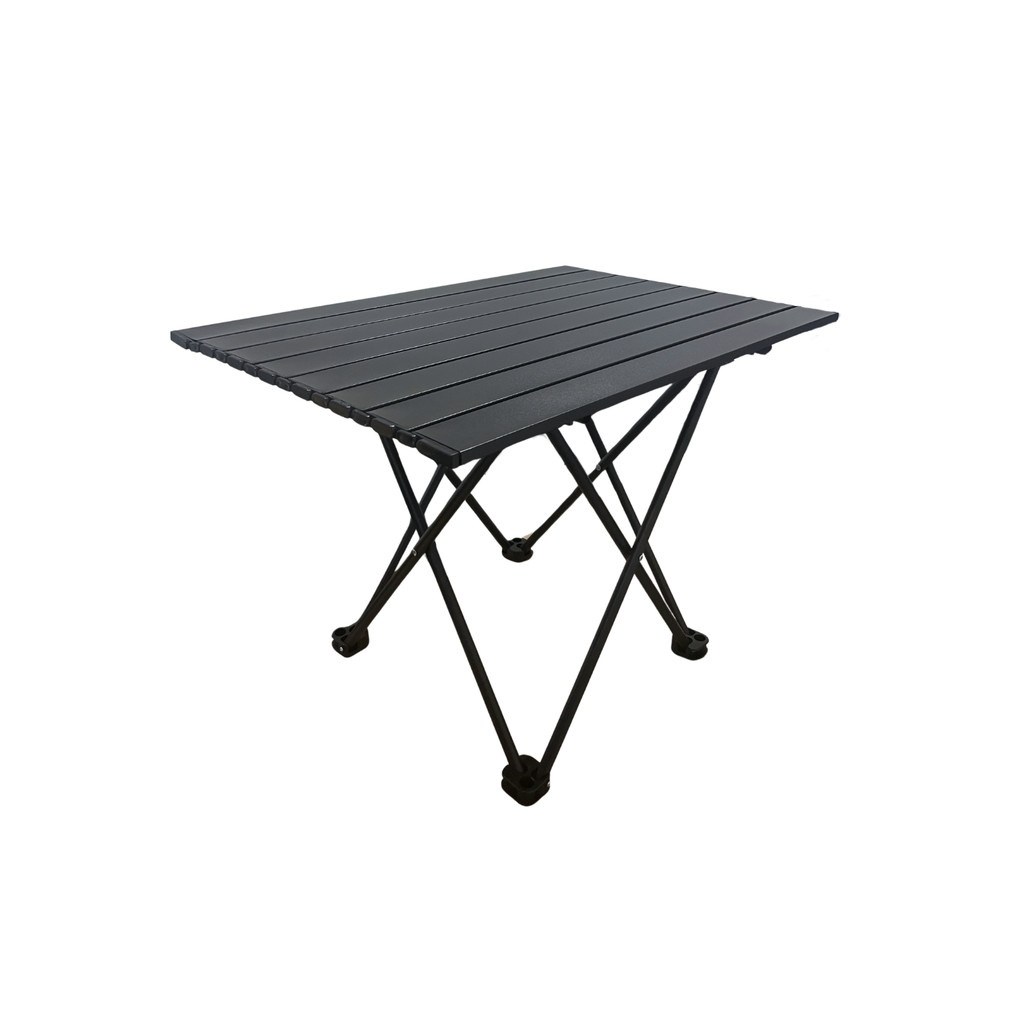Mesa Dobrável Camping Portátil 68x47x45 cm Em Aço Acampamento Parque Picnic