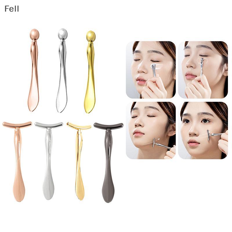 [Fel] Aplicador De Creme Para Os Olhos/Rosto Espátula Cosmética Colher De Beleza Rolo Massagem Sti Anti Rugas Levantamen