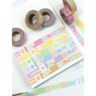 Coreia coreia rarahouse bonito dos desenhos animados fita manual diário decoração álbum de fotos Photocard colorido vest