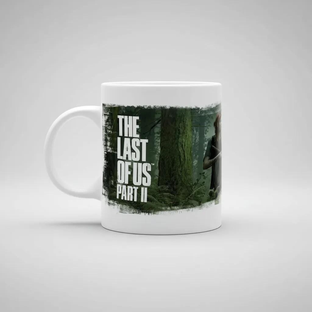 Caneca Playstation The Last Of Us God Of War Metal Gear Snak Branco The Last Of Us