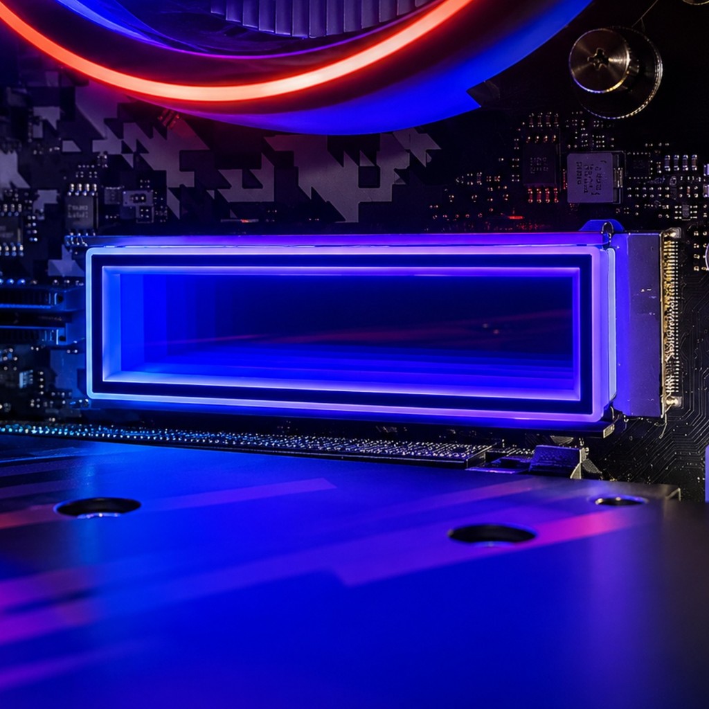 Cooler para SSD M.2 NVMe 2280 RGB LED Dissipador Térmico para Computador Gamer DELTA-CN510