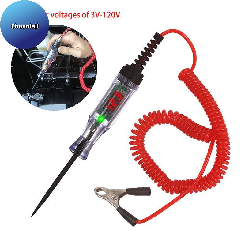 Chuaniaji Heavy Duty 5-120V Balit Testador De Circuito LED Digital , Luz De Teste Automática BR