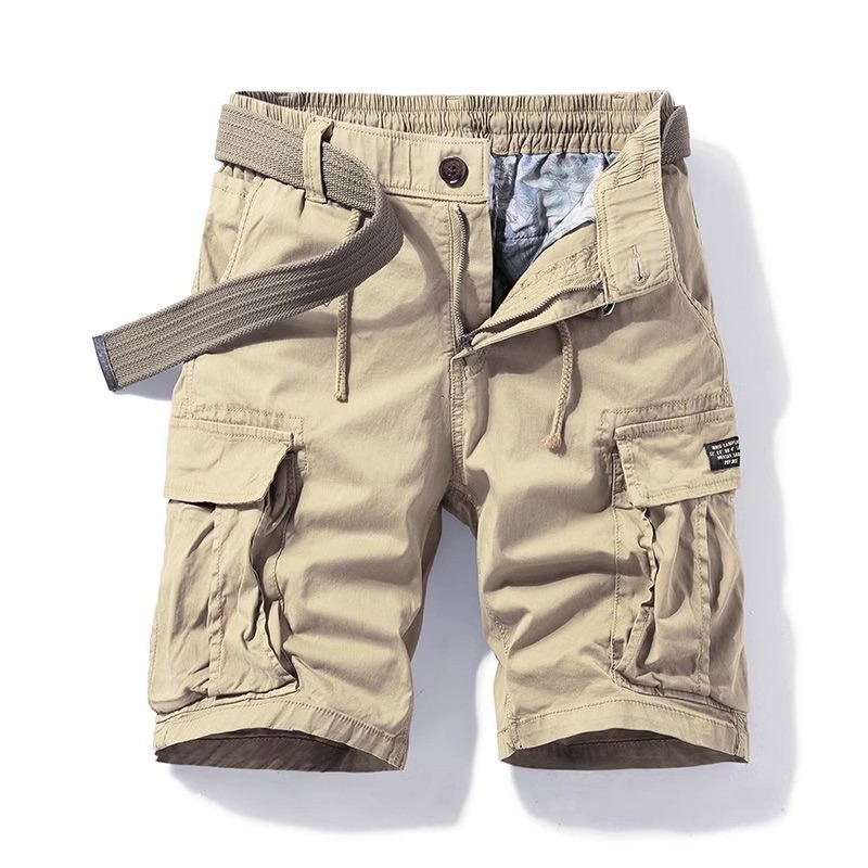 2025 trabalho fino Shorts masculinos verão Wear calças soltas quarto macacão novo estilo cinco pontos lazer esportes