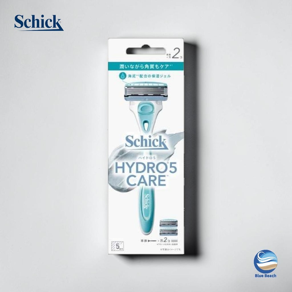 Schick Hydro 5 Care Aparelho de Barbear/5 Laminas/Barra Protetora/Gel Hidratante/SMR045/Japao
