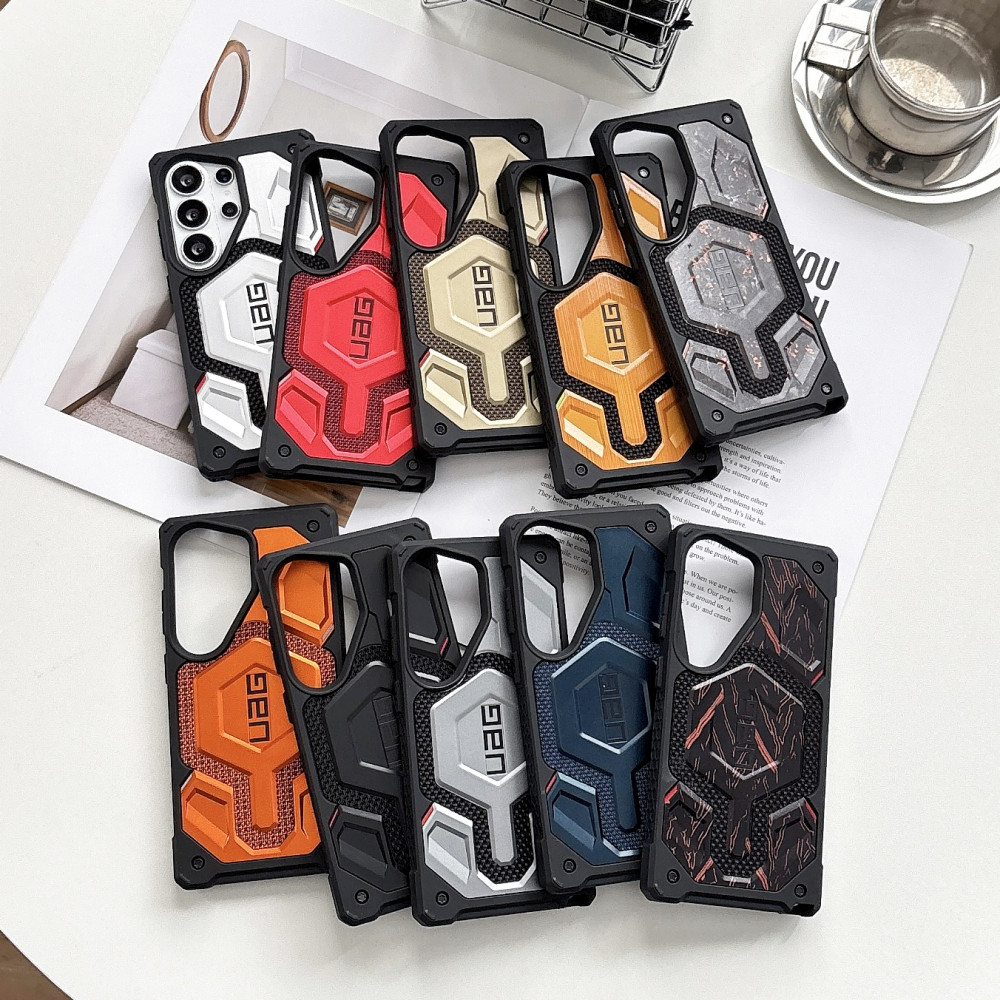 Invólucro UAG Monarch Kevlar Com Capa Magsafe Para Samsung Galaxy S26 + s25 + S24 + s23 + ultra Plus Case Premium