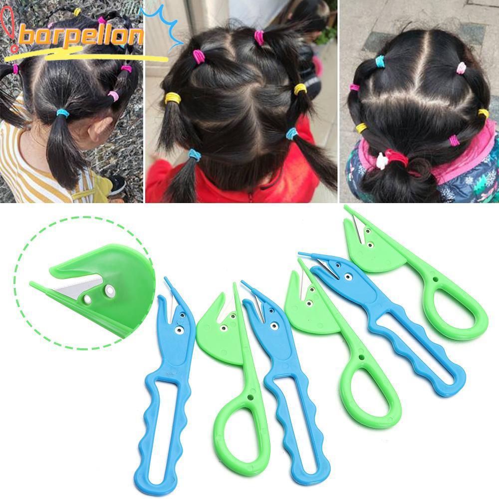 BARPELLON 8 Peças Cortador De Laços De Cabelo Faixas Elásticas Fáceis De Remover Para Crianças Meninas Cinto Elástico