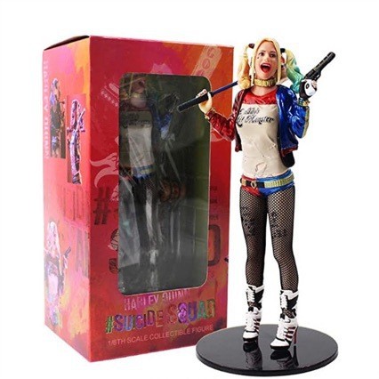 Nova Figura de Ação Sonora e Animada da Harley Quinn do Esquadrão Suicida, Linda Boneca Modelo de 7 Polegadas da Harley