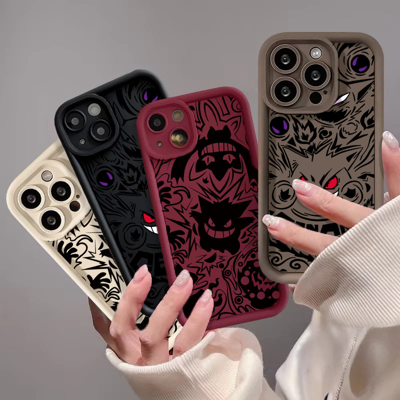Capa Para Infinix Note 60 40 50 Pro Plus 50X 50S 30 ZERO 30 4G 5G Invólucro Pokémon Gengar Silicone Líquido Moda Novo De