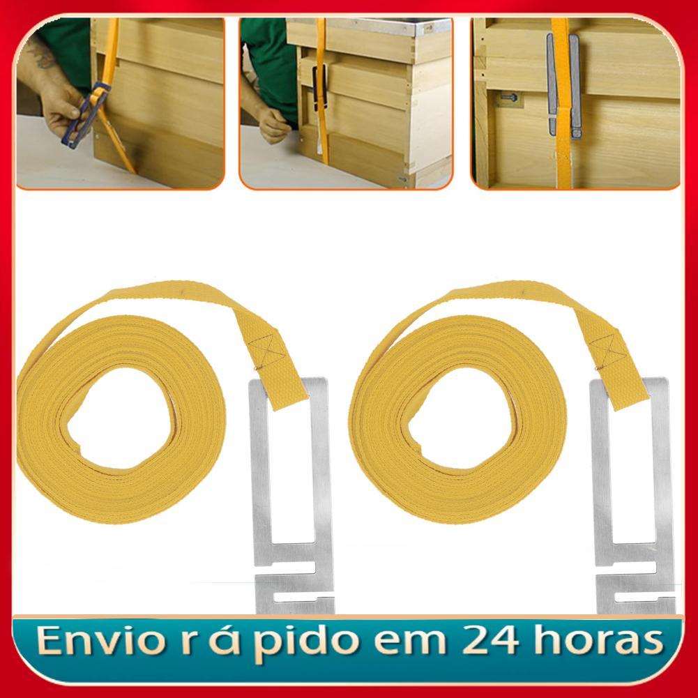 Nicegadget-BR ERYUE Gravata de colmeia de apicultura portátil durável para caixa de abelha segura Tira de ligação 2