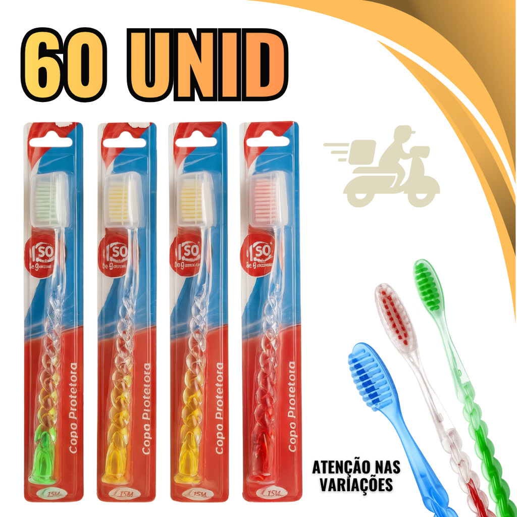 Escovas de Dente Média no Atacado – Cuidado Bucal Completo para Uso Diário e Profissional