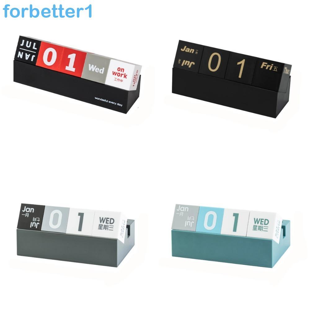 Calendário Perpétuo Em Forma De Cubo FORBETTER , Calendários De Mesa Multifuncionais Criativos Com Exibição De Data , Mi