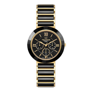 Relógio Technos Feminino Cerâmica Dourado - 6P29AMJ/1P