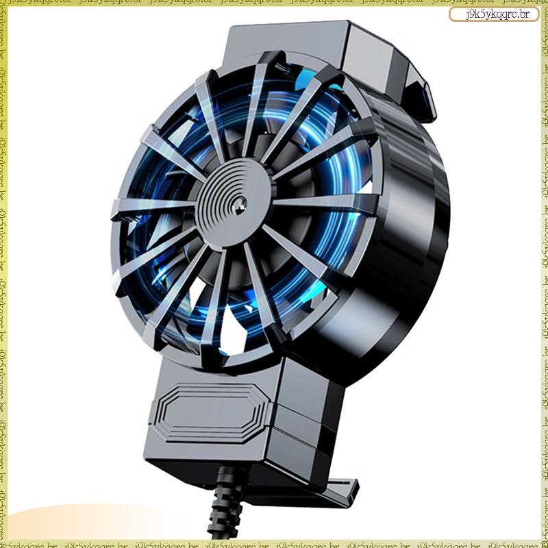 [Elqn] X16 Radiador Para Celular 7 Folhas Ventilador De 45 Mm Fonte De Alimentação USB De Resfriamento De Ar Telefone De