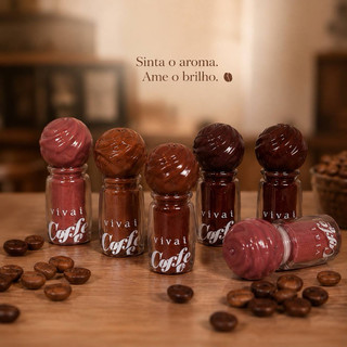 Kit 6 Pçs Gloss Coffee Vivai 3403.1.1