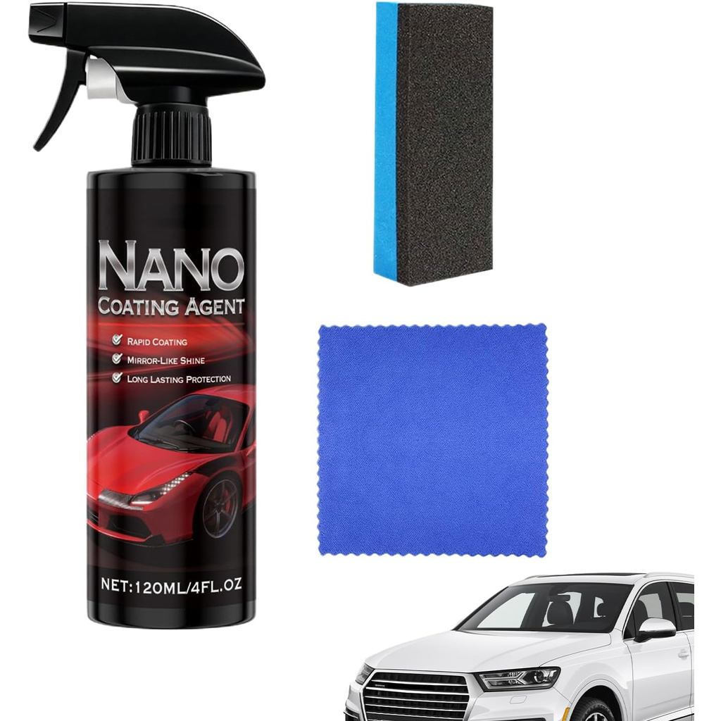 Limpador de Pintura Automotiva 120ml Spray Protetor Nano Gloss Fórmula Líquida