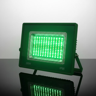 Refletor LED Verde 200W IP66 Iluminação Decorativa Potente Jardim Casa Decoração Iluminação Monumentos Festas Eventos
