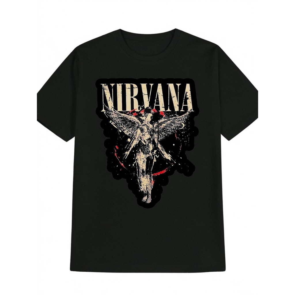 Camiseta Unissex Masculina e Feminina Premium Plus Size Y2K Asas Anjo Geométrico Básica  100% Algodão Confecção Própria