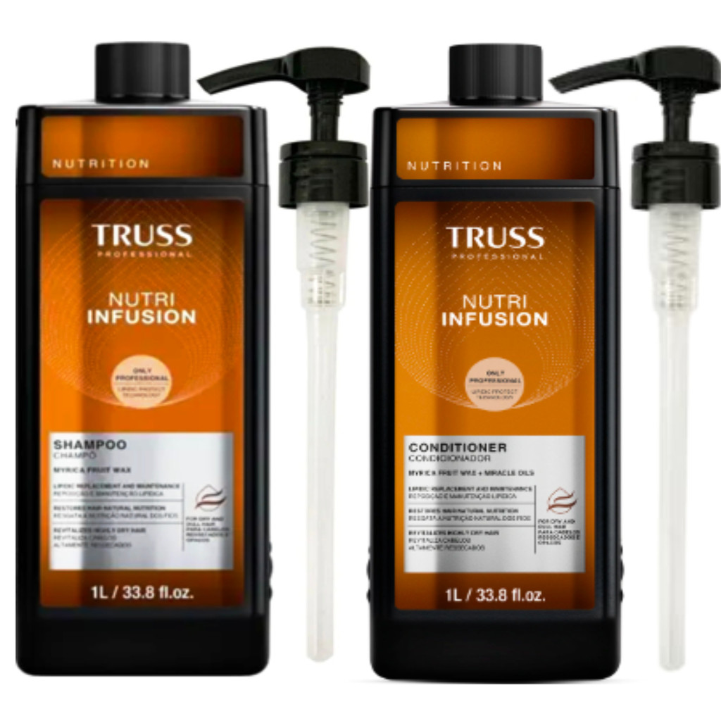 Truss Nutri Infusion Shampoo e Condicionador Nutritivo 1L