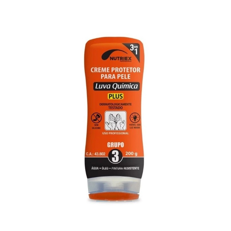 Creme de Proteção para a Pele – Luva Química GR 3 Plus FR 120g Nutriex