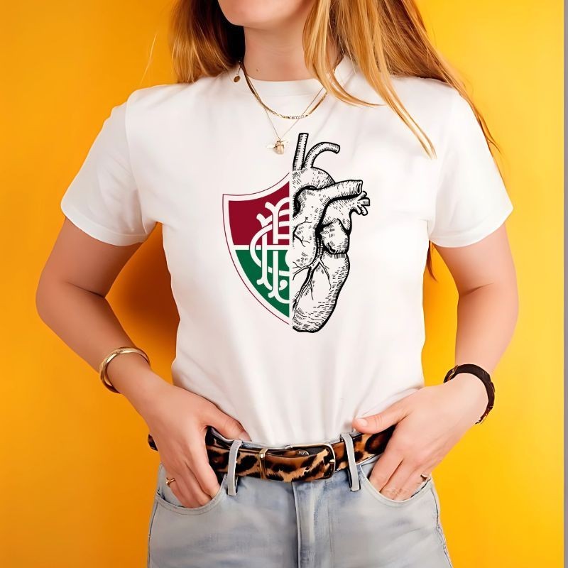 Camisa Feminina Do Fluminense Babylook / Camiseta Do Tricolor Carioca