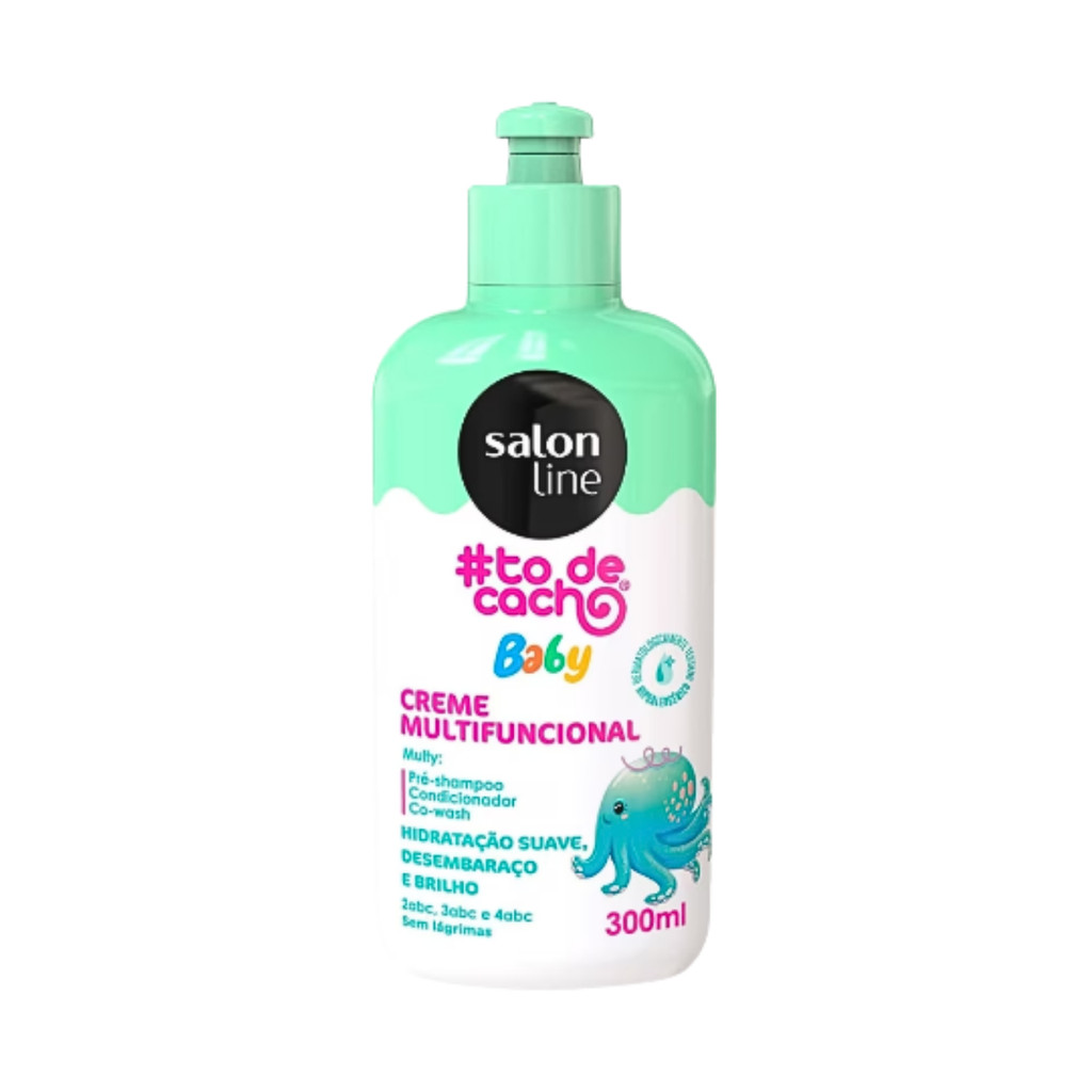Creme Multifuncional Salon Line Baby todecachinho 300ml em Oferta na Shopee