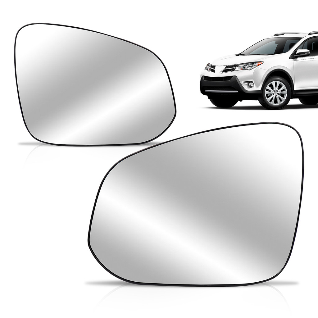 Lente Espelho Retrovisor Rav4 2013 2014 2015 2016 Com Placa