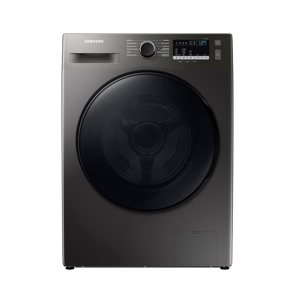 Máquina de Lavar Samsung 11kg Inox Digital Inverter WW11T Silenciosa e Econômica para seu Lar
