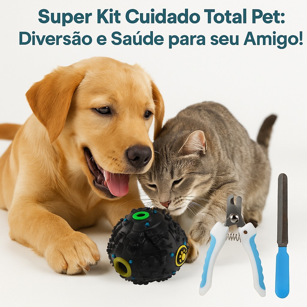 Kit Cuidado Total Pet: Bem-Estar Completo em 1 Só Kit!
