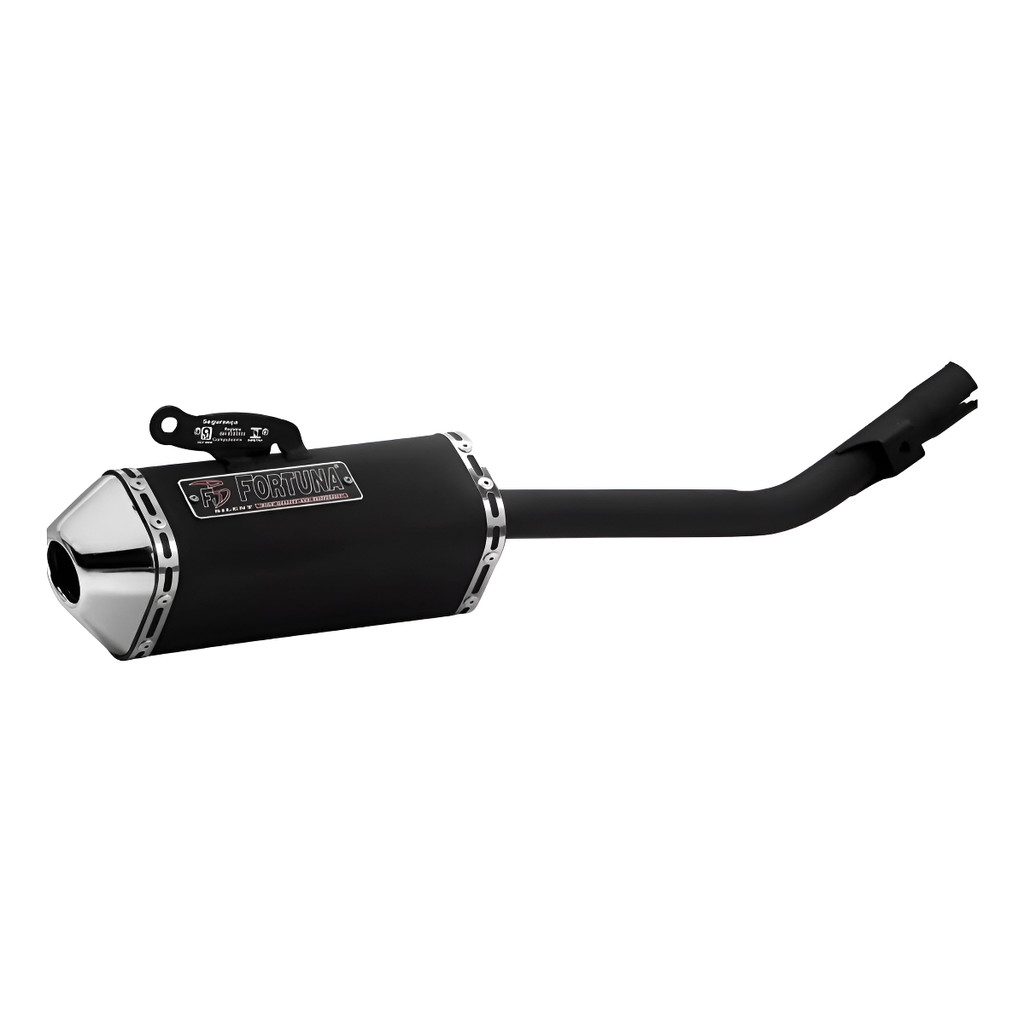 🔥 Escapamento Esportivo Fortuna Mini Tri F1 Oval XRE 190 2025 2026 | Som Grave | Aço | Inmetro ✅