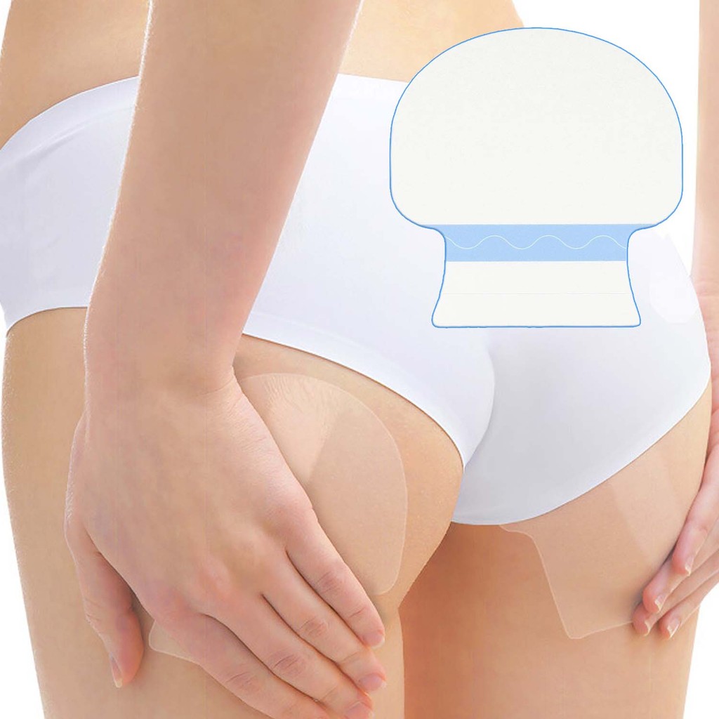 10 Peças Remendo Confortável Para Levantamento De Bunda-Fitas Adesivas Transparentes Modelagem De Coxa-Adesivos Corporai