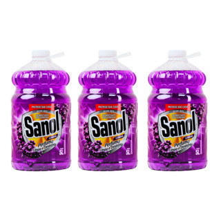 Kit 3 Desinfetantes Lavanda 5L Sanol em Oferta na Shopee