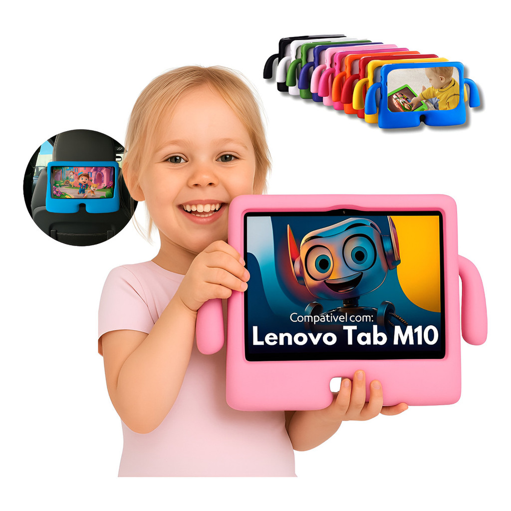 Capa Infantil Bracinhos Lenovo Tab M10 10.1 Polegadas