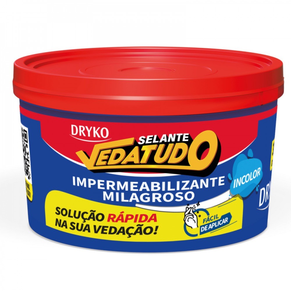 Impermeabilizante líquido resina acrílica 300g incolor - Milagroso Vedatudo