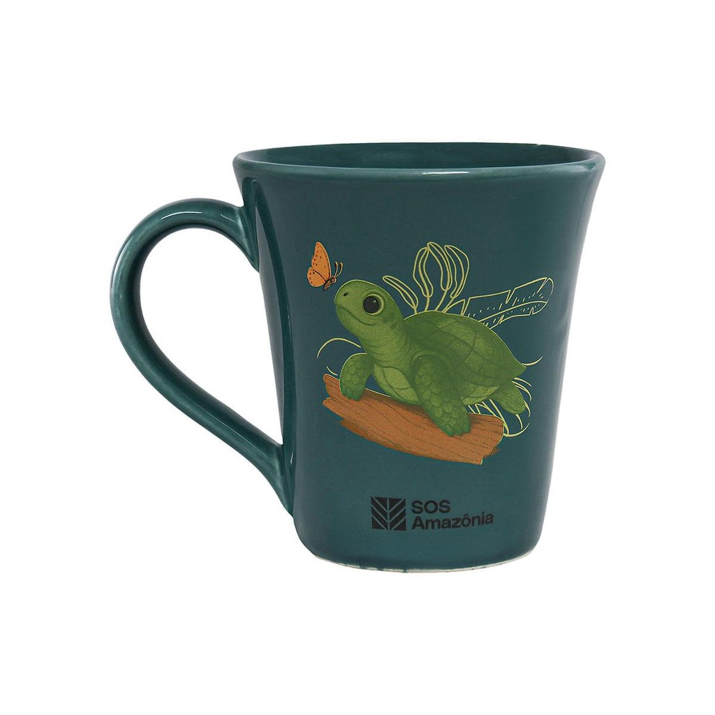 Caneca Oxford Tulipa 330 ml Tartaruga-da-Amazônia em Oferta na Shopee