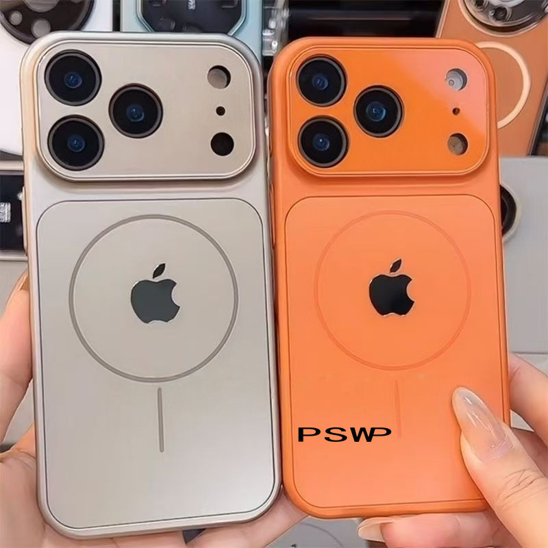 Nova Capa Protetora De Vidro Fosco Revestido De Titânio Para iPhone 17 Pro Max Air 16 15 14 13 Com Carregamento Magnétic em Oferta na Shopee