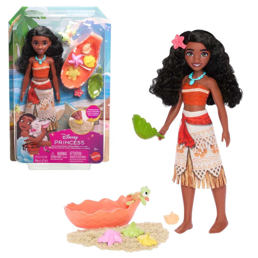 Boneca Princess Disney Moana Oceano JFC40