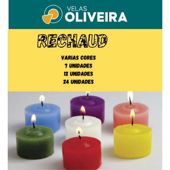 Velas Decorativas  Rechaud Alta Durabilidade  Decoração Festa- 7/12/24 Coloridas em Oferta na Shopee