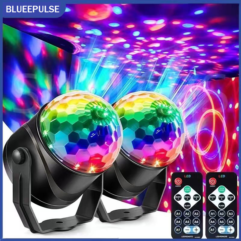 Globo de Luz LED RGB - Sensor de Som, USB, Controle Remoto - Para Festas e Discotecas em Oferta na Shopee