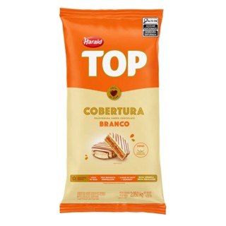 Chocolate Branco em Gotas Para Cobertura Top 2,05Kg HARALD em Oferta na Shopee