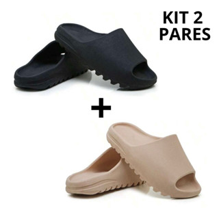 Kit 2 Pares Chinelo Masculino Feminino Nuvem Slide Lançamento Leve Confortável Ortopédico em Oferta na Shopee