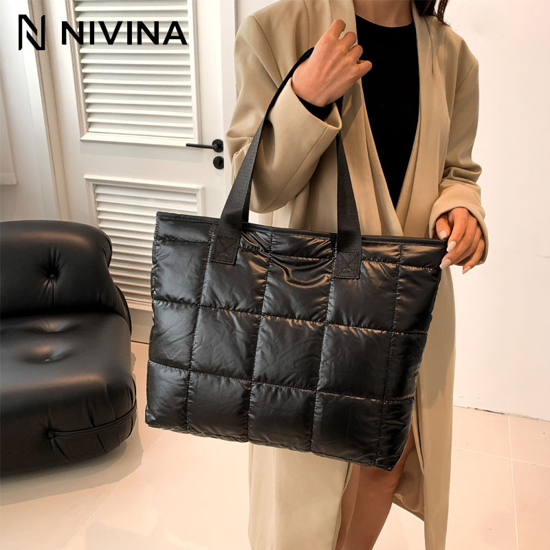 Bolsa Tote , Feminina De Grande Capacidade Com Vários Bolsos De Ombro Mensageiro Casual Versátil Para Viagens em Oferta na Shopee