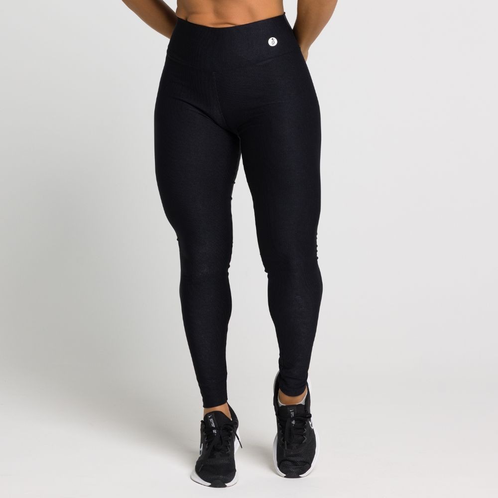 Calça Legging Canelada Com Brilho Para Academia Caminhada e Corrida Fernanda em Oferta na Shopee