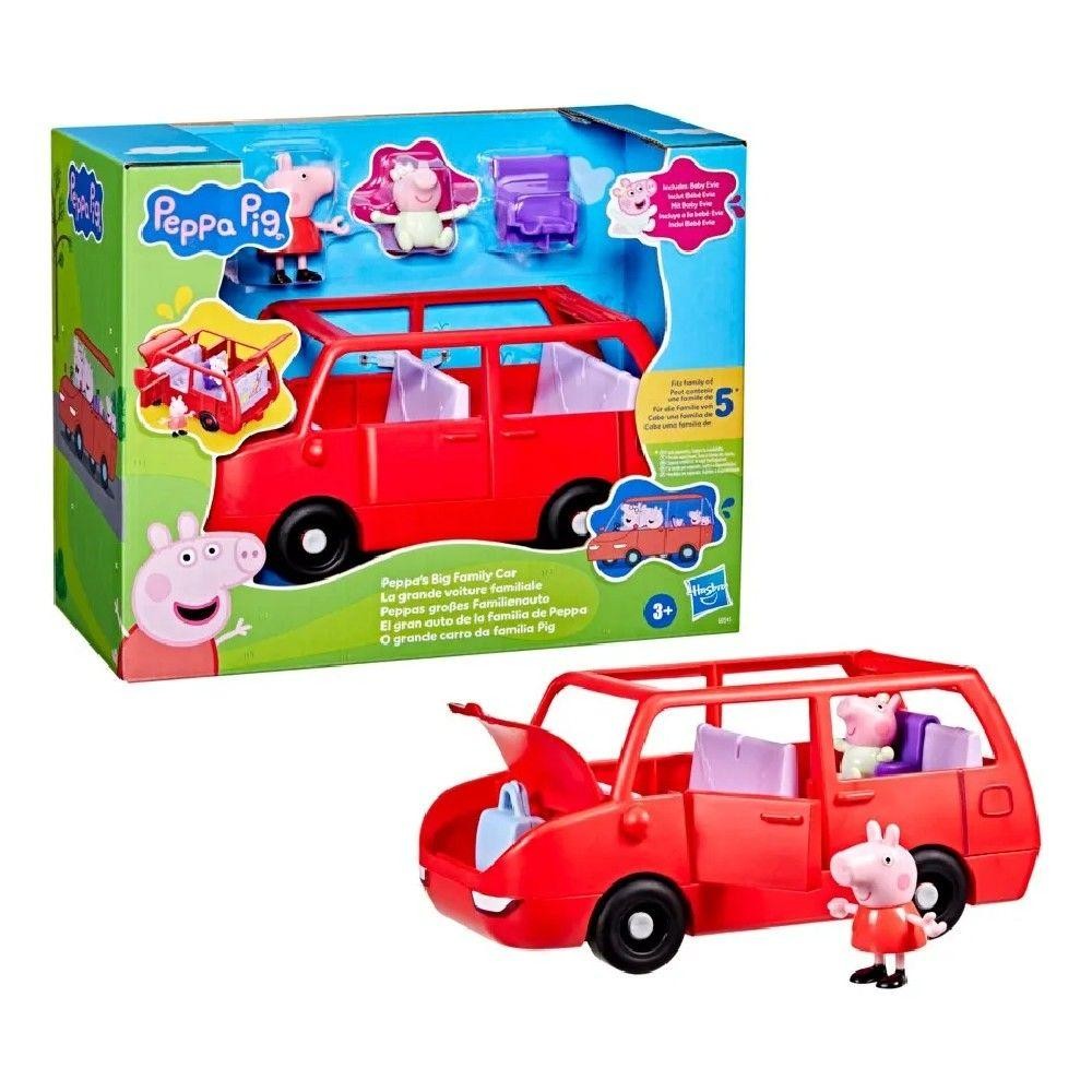 Figura Peppa Pig com Carro Família Pig - Hasbro em Oferta na Shopee