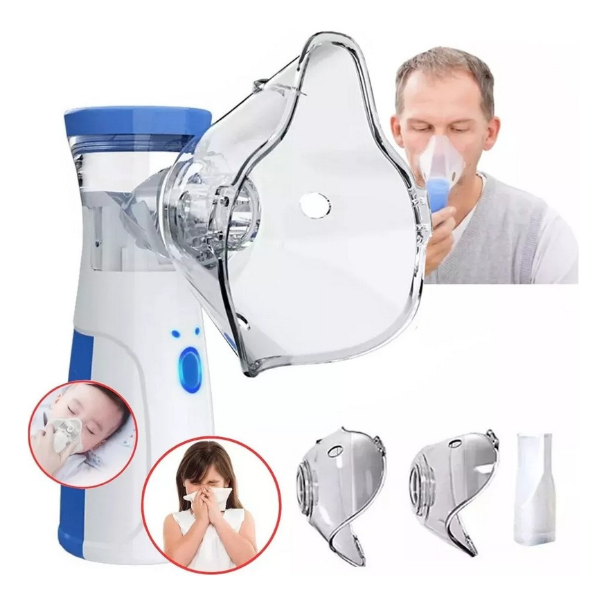 ，Inalador Ultrassônico Nebulizador Infantil Adulto Gripes