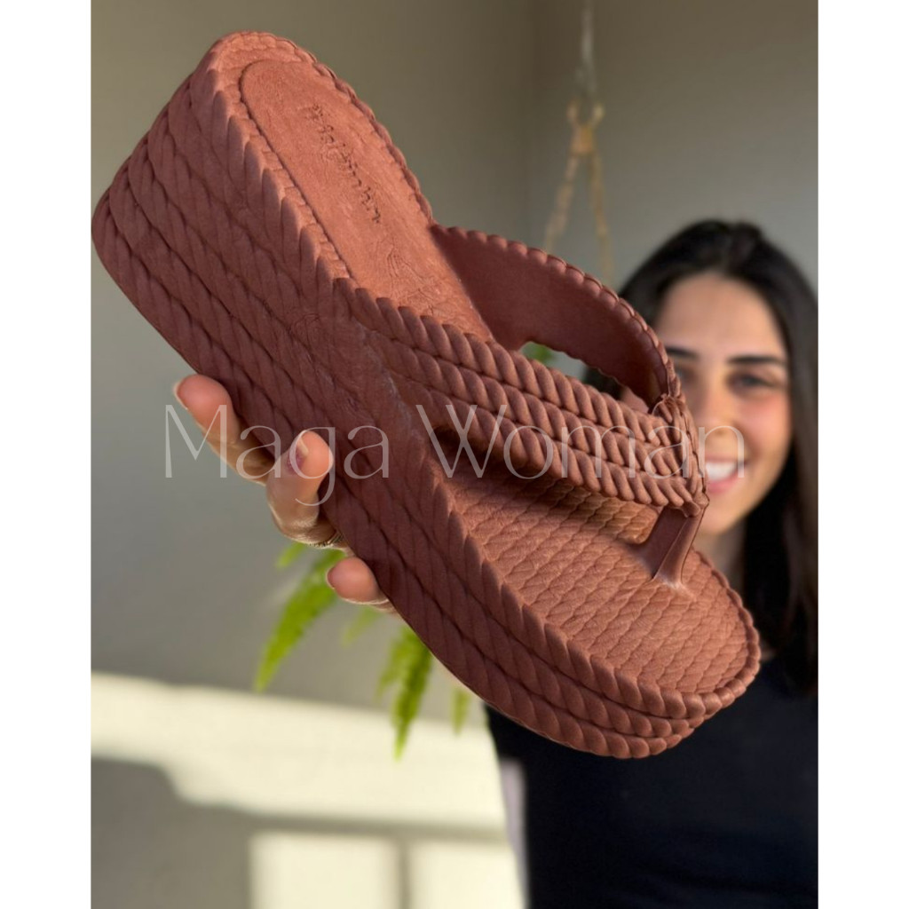 Sandalia Plataforma Trançada Feminina  Flat Verão 2025 Moda Praia do Tamanho 34 ao 39 em Oferta na Shopee