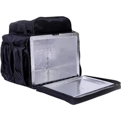 Bag Bolsão Mochila Motoboy Laminada Para Entregas Ifood App Delivery Com Isopor 45 litros