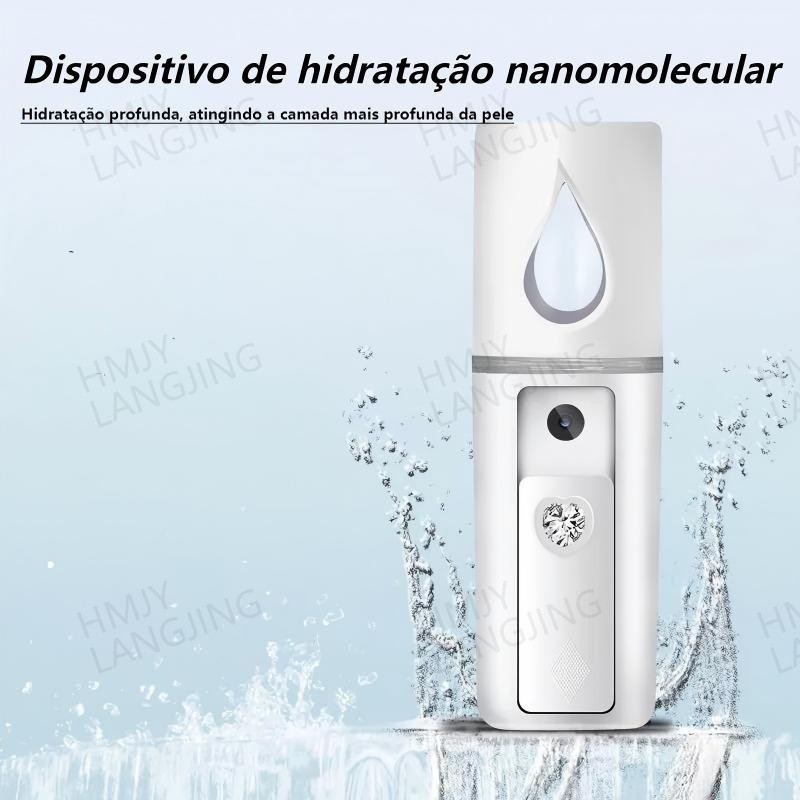 Nano Spray Hidratante Instrumento Portátil USB Recarregável Umidificador Facial Hidratante
