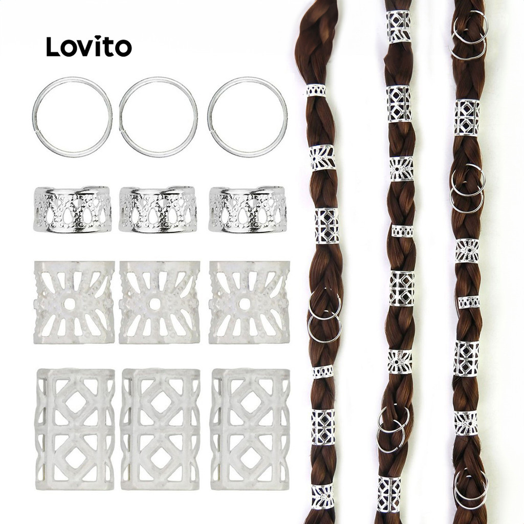 Lovito 80 Peças de Elástico de cabelo LCS20A717 em Oferta na Shopee