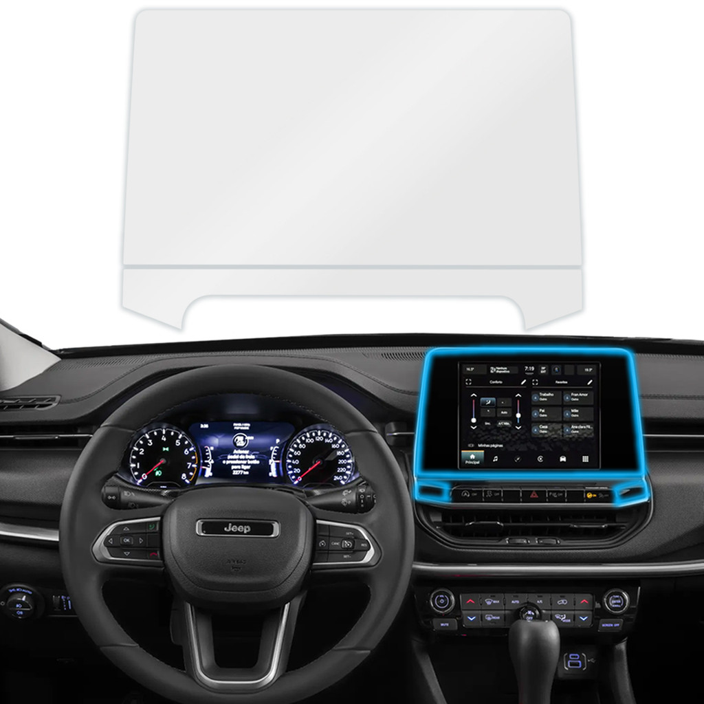 Adesivo Ppf Premium Para Jeep Compass e Commander 2025 Tela em Oferta na Shopee